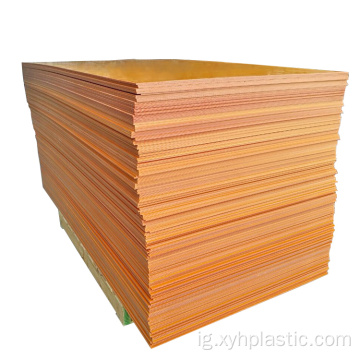 Eletrịkị bọọdụ Orange Phenolic Bakelite dị ọnụ ala